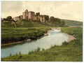 Vintage Kidwelly Castle Carmarthen Wales A4 Photo Print