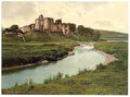 Vintage Kidwelly Castle Carmarthen A4 Photo Print