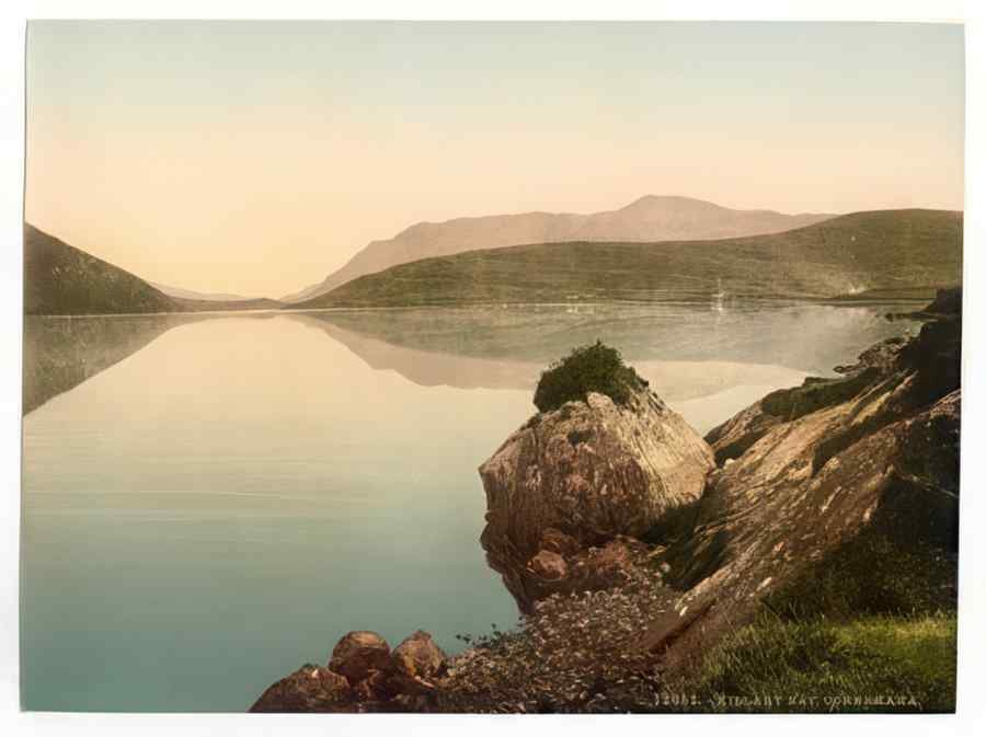 Vintage Killary Bay Connemara County Galway Ireland A4 Photo Print