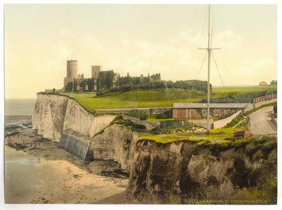 Vintage Kingsgate Castle Margate England A4 Photo Print