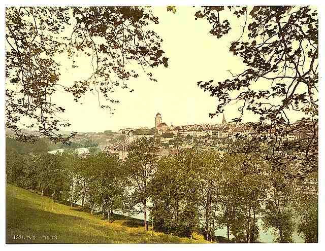 Vintage Kirchenfeld Bridge Berne 2 A4 Photo Print