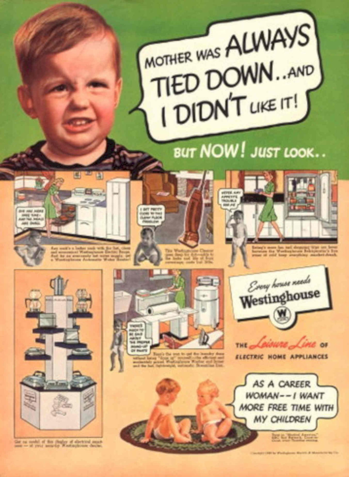 Vintage Kitchen Appliances 1950s Vintage Retro Advert Poster