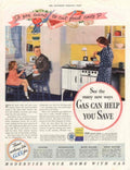 Vintage Kitchen Family 1 1930s Vintage Retro Advert Poster