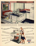 Vintage Kitchen Range 1 1940s Vintage Retro Advert Poster