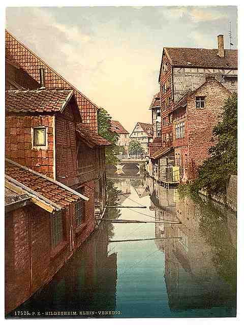 Vintage Klein Venedis Hildesheim Hanover A4 Photo Print