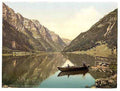 Vintage Klonthal Lake Glarus A4 Photo Print