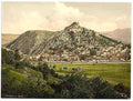 Vintage Knin general view Dalmatia A4 Photo Print