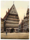 Vintage Knockenhauer Amtshaus Hildesheim Hanover A4 Photo Print