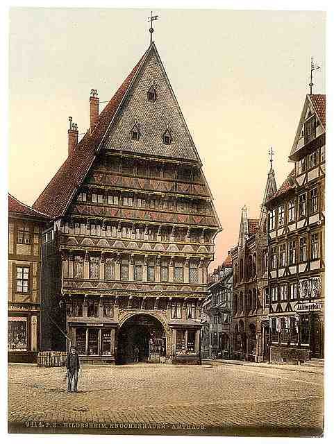 Vintage Knockenhauer Amtshaus Hildesheim Hanover A4 Photo Print