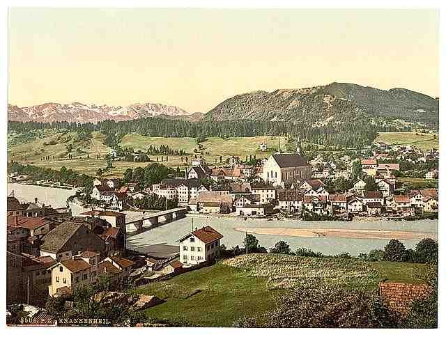 Vintage Krankenheil Upper Bavaria A4 Photo Print