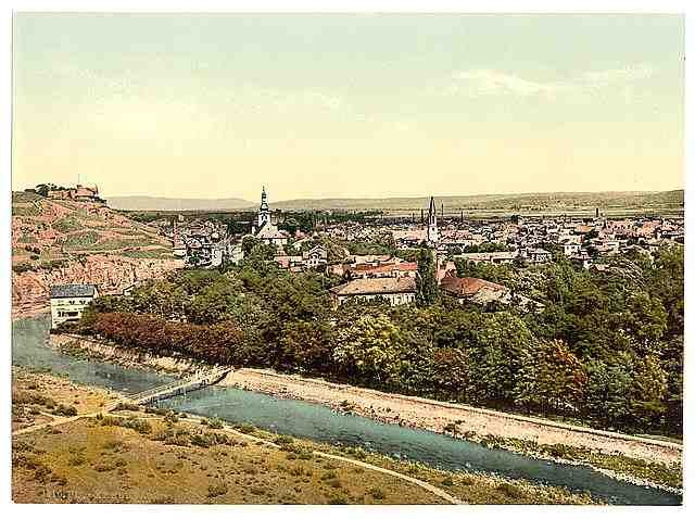 Vintage Kreuznach Nahethal Rhenish Prussia A4 Photo Print