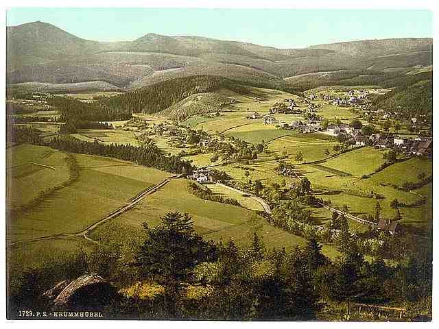 Vintage Krummhube Riesengebirge A4 Photo Print