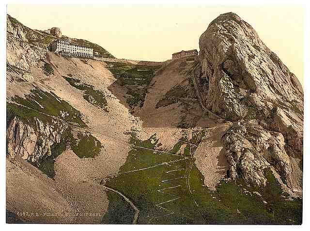 Vintage Kulm and Esel Pilatus I A4 Photo Print