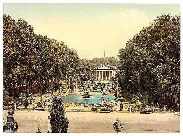 Vintage Kurhaus II Wiesbaden Hesse Nassa A4 Photo Print