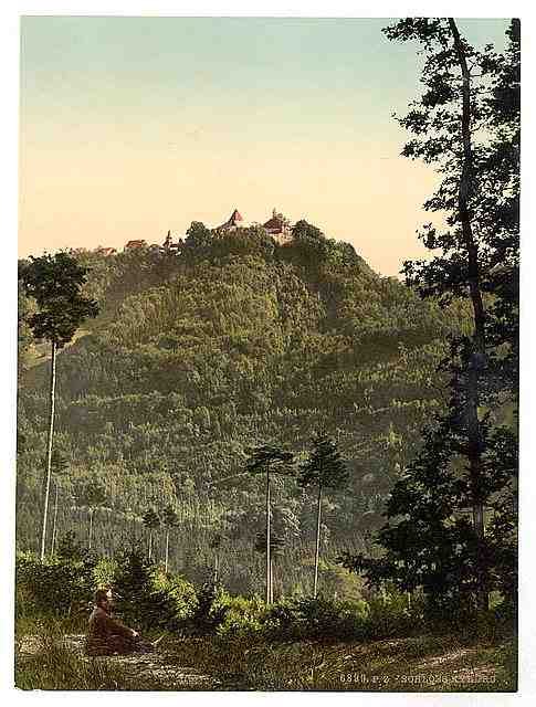 Vintage Kyburg Castle Zurich A4 Photo Print