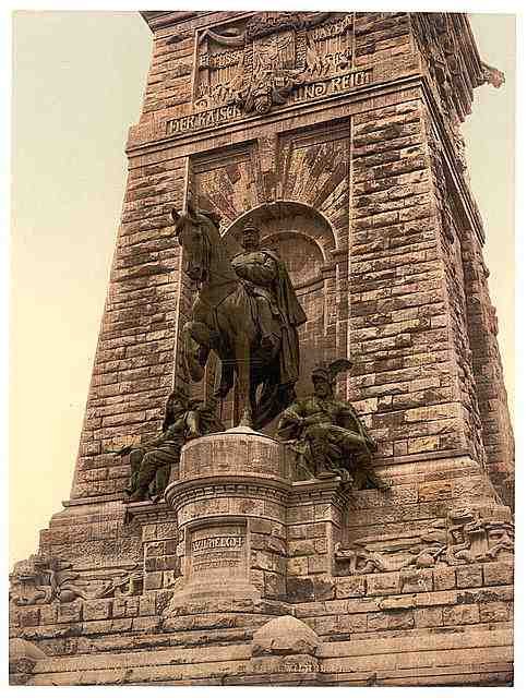 Vintage Kyffhauser & Monument of William I Thuringia A4 Photo Print