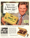 Vintage Kyle Douglas 1950s Vintage Retro Advert Poster