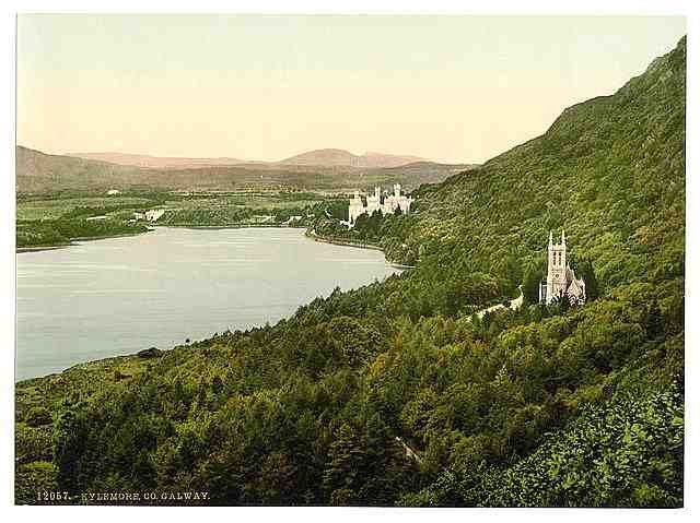 Vintage Kylemore County Galway A4 Photo Print