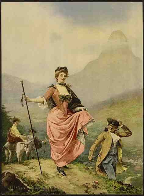 Vintage LAlpinisme by Hippolyte Lucas Monte Carlo A4 Photo Print