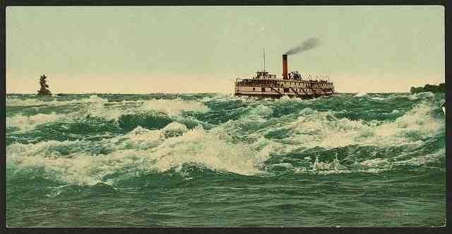 Vintage Lachine Rapids near Montreal A4 Photo Print