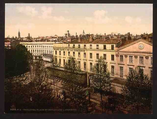 Vintage Lafayette Boulevard Toulouse A4 Photo Print