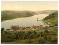 Vintage Lake And Hotel Vyrnwy Wales A4 Photo Print