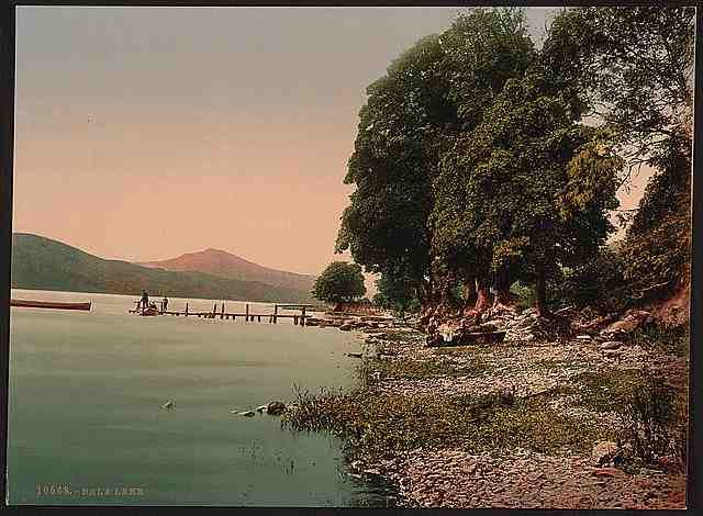 Vintage Lake Bala A4 Photo Print