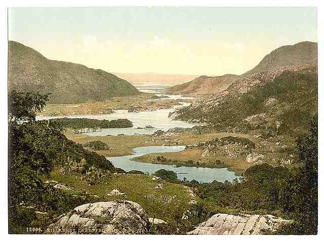 Vintage Lakes from Kenmare Road Killarney County Kerry A4 Photo Print