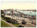Vintage Landing Bridge near St Pauls Hamburg A4 Photo Print