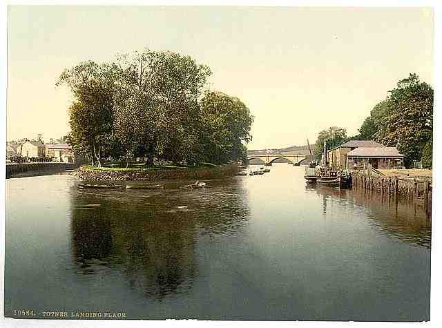 Vintage Landing place Totnes A4 Photo Print