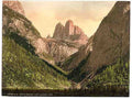 Vintage Landro the Three Spires Tyrol A4 Photo Print
