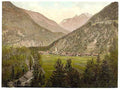 Vintage Langenfeld general view Tyrol A4 Photo Print