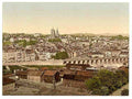 Vintage Lausanne general view Geneva Lake A4 Photo Print
