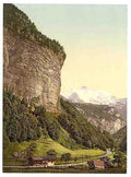 Vintage Lauterbrunnen Valley VII Bernese Oberland A4 Photo Print