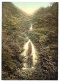 Vintage Laxey Doon Glen Waterfall Isle of Man A4 Photo Print