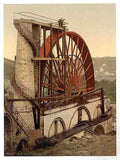Vintage Laxey the Wheel Isle of Man A4 Photo Print