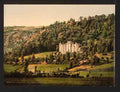 Vintage Le Cantal Chateau Anteroche Auvergne Mountains A4 Photo Print