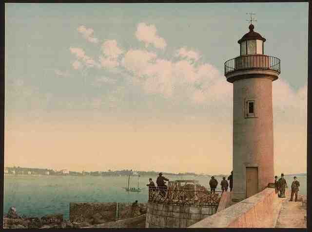 Vintage Le phare Cannes A4 Photo Print