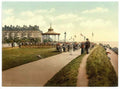 Vintage Lees Promenade And Bandstand Folkestone England A4 Photo Print