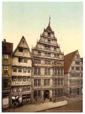 Vintage Leibnitz House Hanover Hanover A4 Photo Print