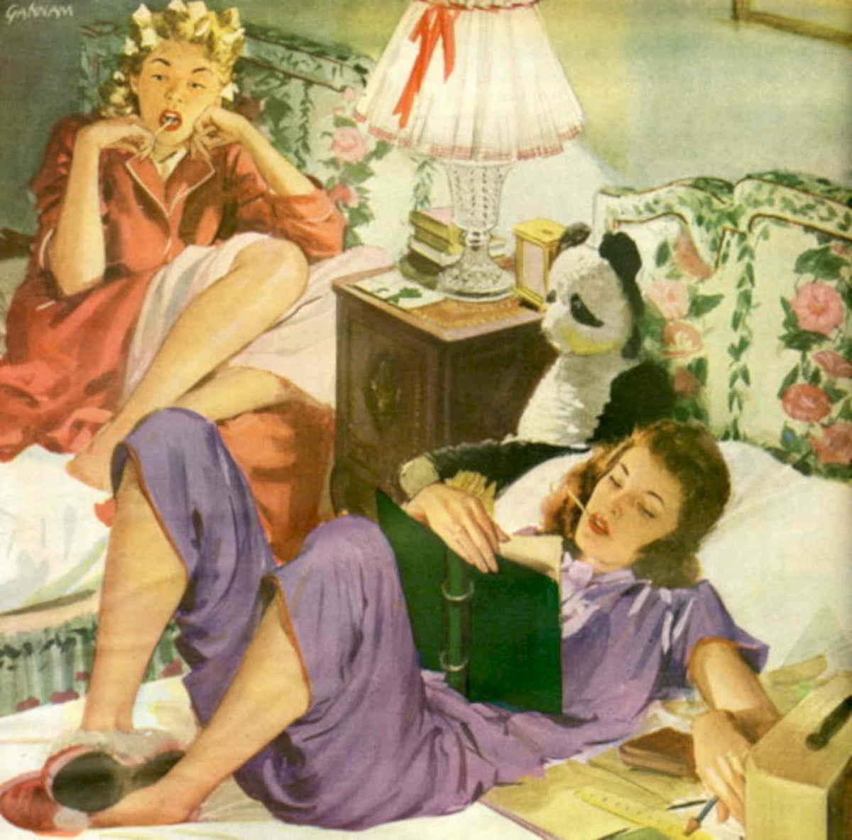 Vintage Leisure Gannon 1940s Vintage Retro Advert Poster