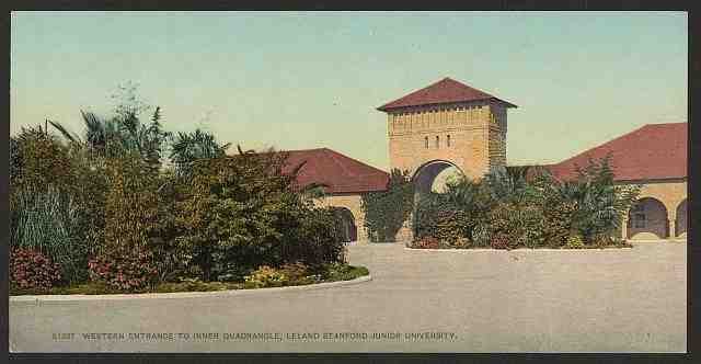 Vintage Leland Standford Junior University 2 A4 Photo Print