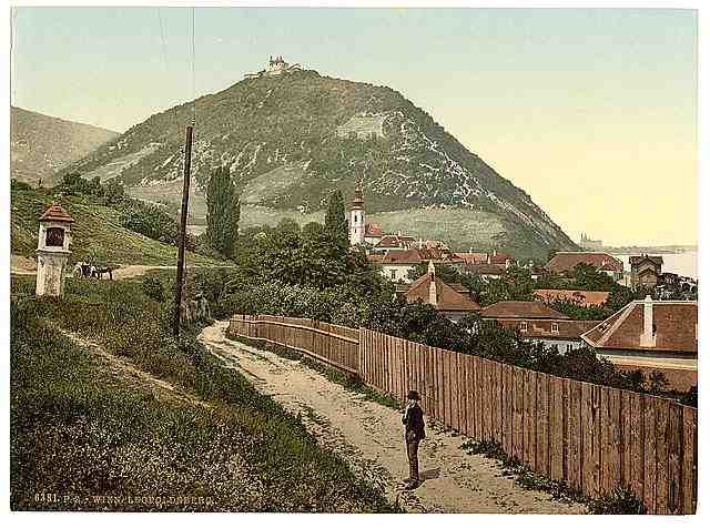 Vintage Leopoldsberg Vienna A4 Photo Print