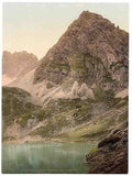 Vintage Lermoos the Drachensee Tyrol A4 Photo Print