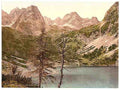 Vintage Lermoos the Seebensee Tyrol A4 Photo Print