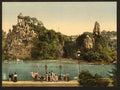 Vintage Les Buttes Chaumont Paris A4 Photo Print