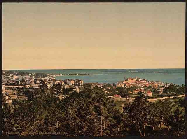 Vintage Les Isles de Lerins Cannes A4 Photo Print