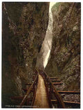 Vintage Leutaschklamm I Upper Bavaria A4 Photo Print