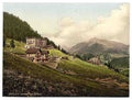 Vintage Leysin the hotels Nand Canton of A4 Photo Print