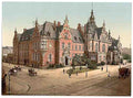 Vintage Library Exchange Leipsig Saxony A4 Photo Print